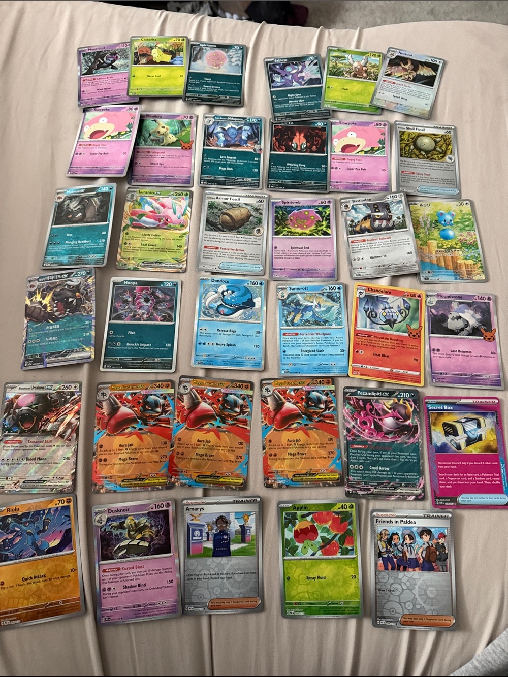 Pokemon TCG Assorted Holo & Full-Art Cards - Red, Blue, Pink, Green, Yellow card